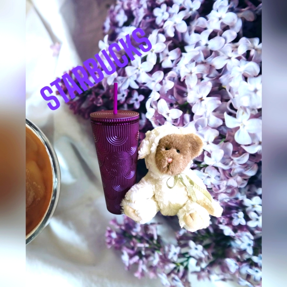 NWT STARBUCKS 2024 PURPLE PEARL MERMAID SIREN SCALES